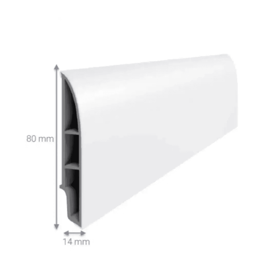 Listwa przypodłogowa Sempla Biała 708A, 3030578, Vilo