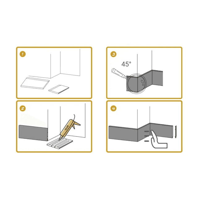 Listwa przypodłogowa Sempla Kaszmir 710A, 3032238, Vilo