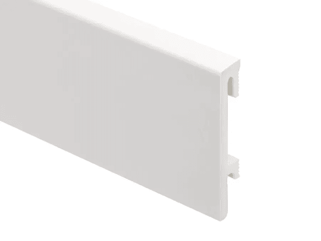 Listwa przypodłogowa PS Bravo 80 mm Biała 201, BR81U1, Salag