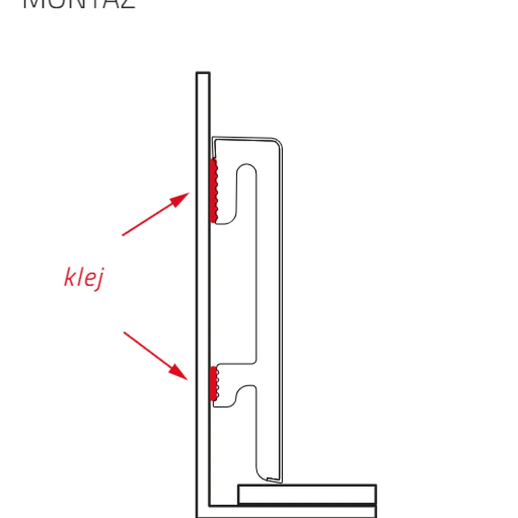 Listwa przypodłogowa PS Bravo 80 mm Biała 201, BR81U1, Salag