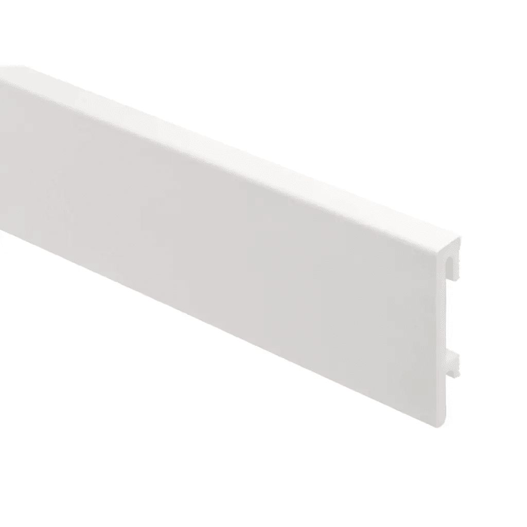 Listwa przypodłogowa PS Bravo 80 mm Biała 201, BR81U1, Salag