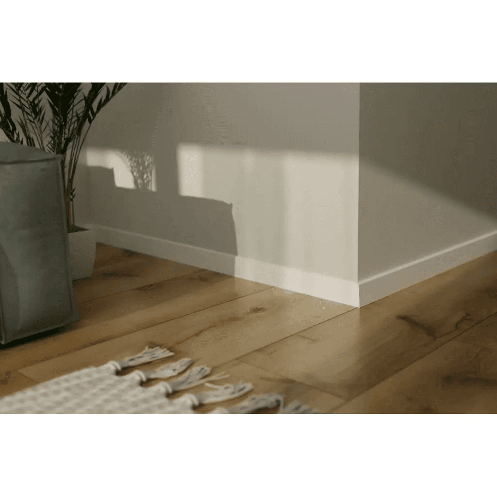 Listwa przypodłogowa PS Bravo 80 mm Biała 201, BR81U1, Salag