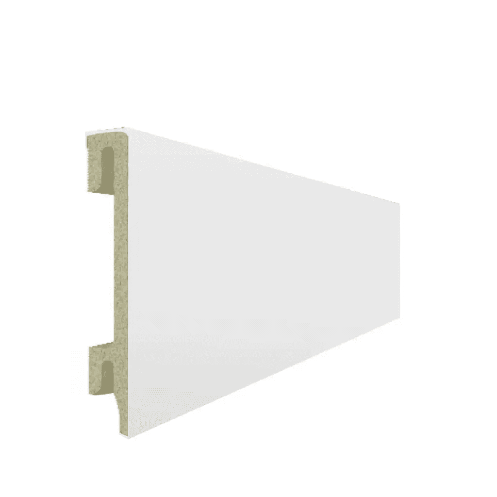 Listwa przypodłogowa PS Bravo 80 mm Biała 201, BR81U1, Salag