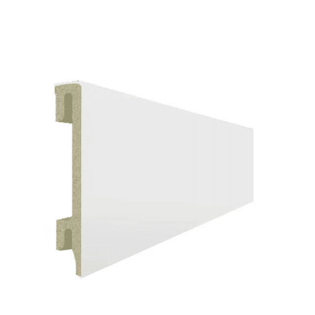 Listwa przypodłogowa PS Bravo 80 mm Biała 201, BR81U1, Salag