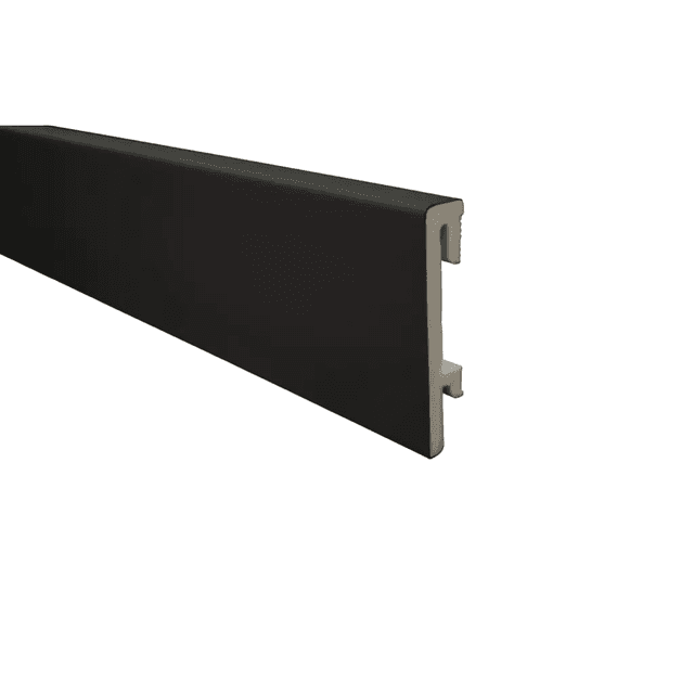 Listwa przypodłogowa PS Bravo 80 mm Czarna 207, BR81U3, Salag
