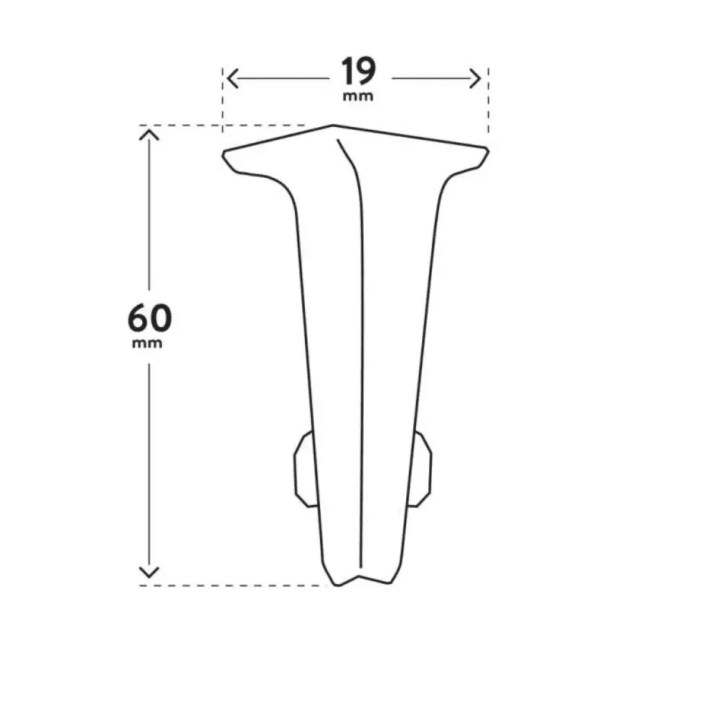 Narożnik wewnętrzny VIGO 60 Antracyt, 5905167826027, Arbiton
