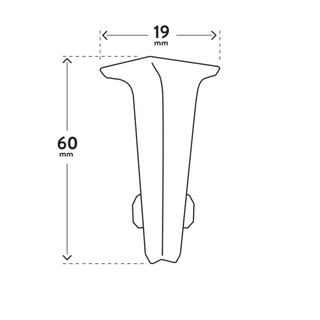 Narożnik wewnętrzny VIGO 60 Antracyt, 5905167826027, Arbiton