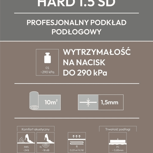 Podkład Under Floor Hard 1.5 SD, 04-10-00703_3, Windmöller