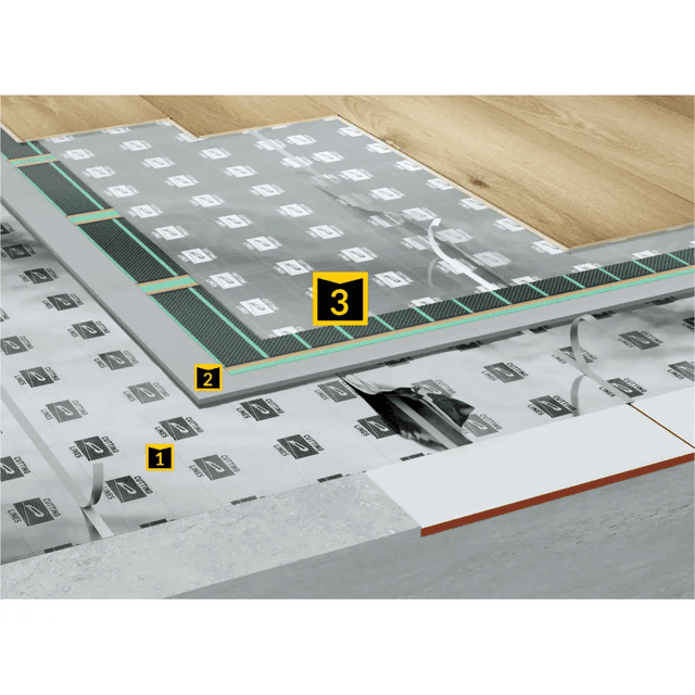 Podkład do ogrzewania folią grzewczą Secura HEAT VIinyl Click XPS, 5905167875216, Arbiton