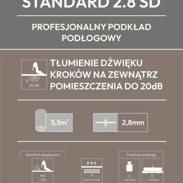 Podkład Under Floor Standard 2.8 SD, 04-10-00440, Windmöller