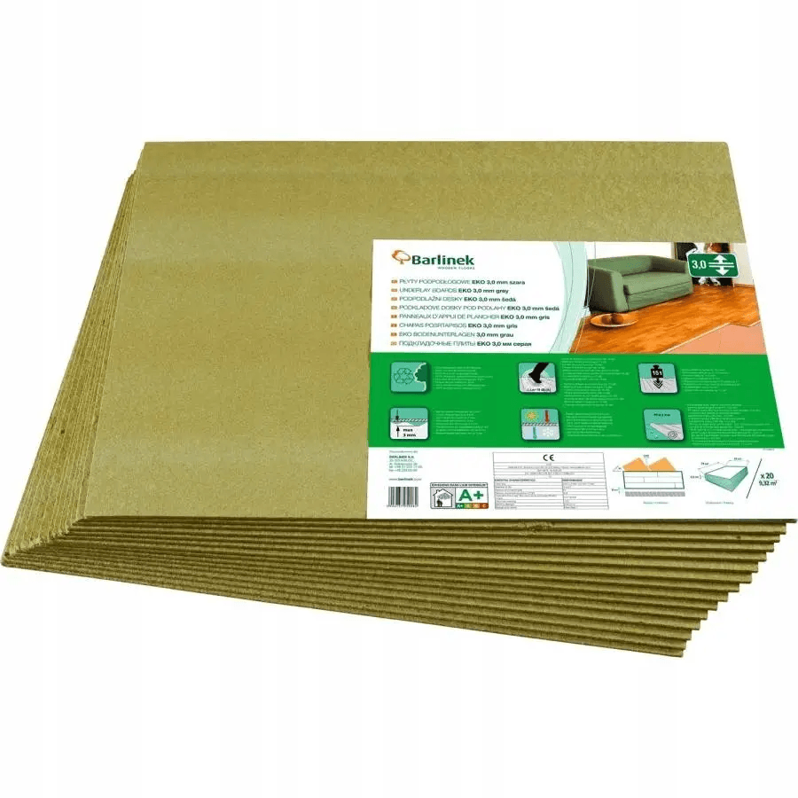 Podkład Eko Płyta podpodłogowa ECO 7mm, 5906737927892, Barlinek