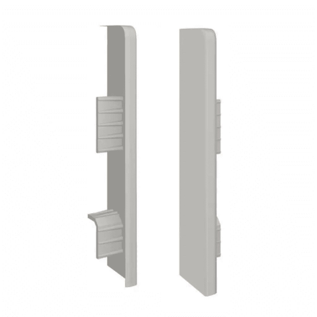 Zaślepki do listew Plastikowe Espumo ESP203 Szare Komplet Lewa+Prawa, 203 ESP203, VOX