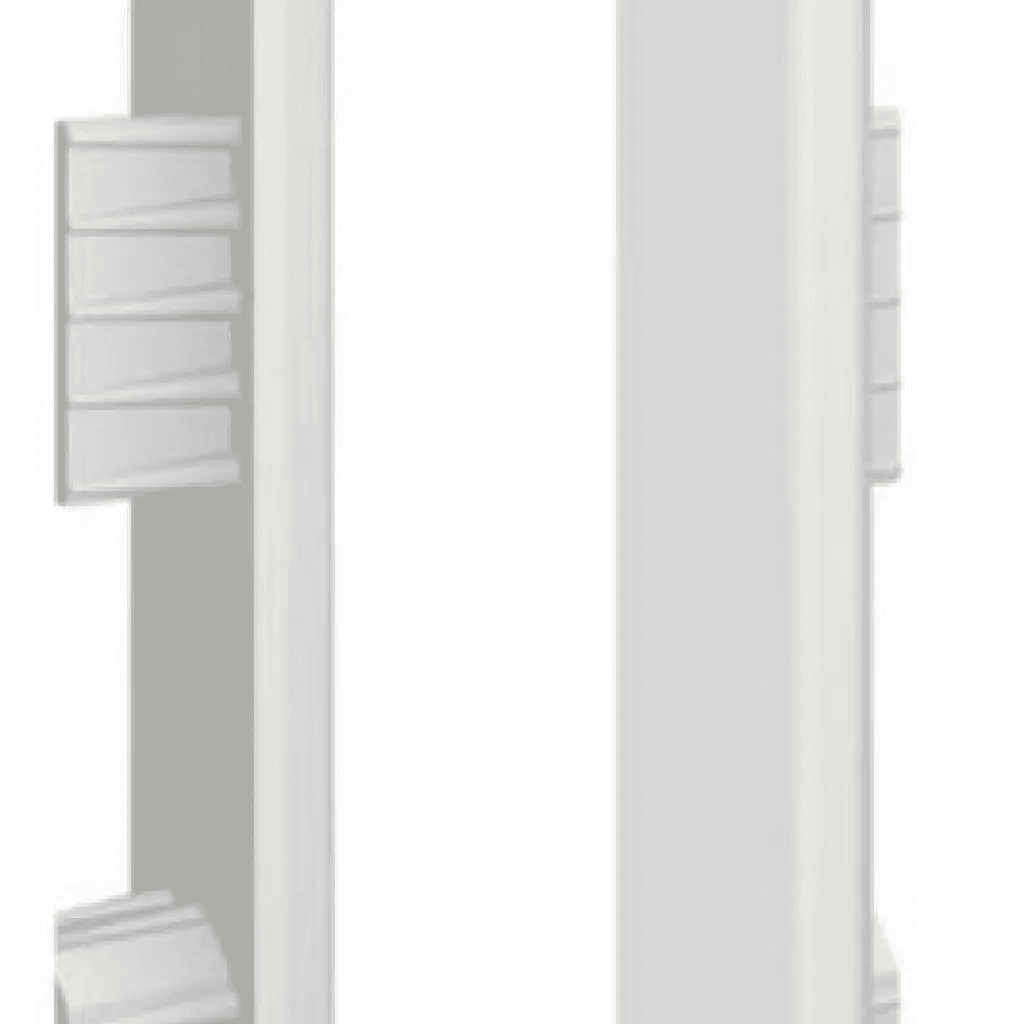 Zaślepki do listew Plastikowe Espumo ESP201 Białe Komplet Lewa+Prawa, VOX