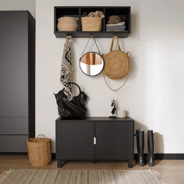 Zaślepki do listew Plastikowe Espumo ESP206 Czarne Komplet Lewa+Prawa, VOX