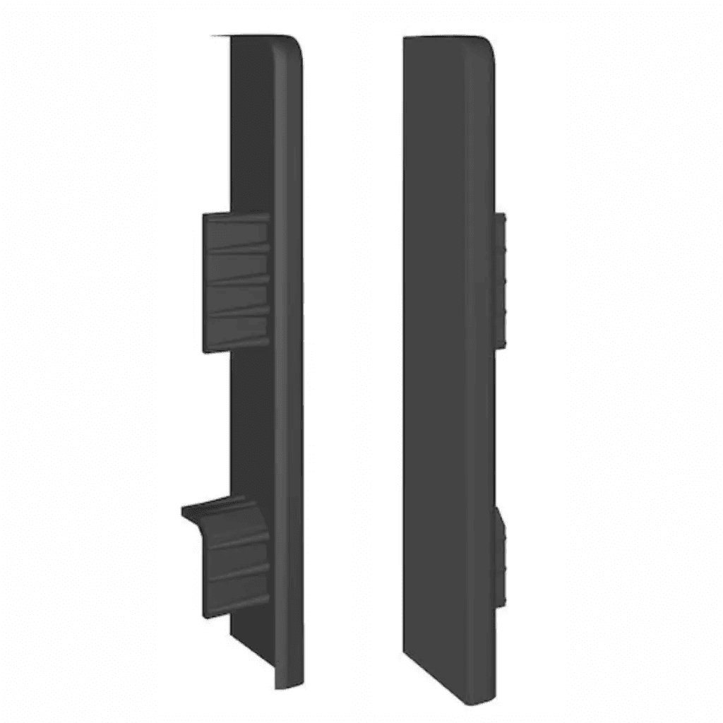 Zaślepki do listew Plastikowe Espumo ESP205 Antracyt Komplet Lewa+Prawa, 205 ESP205, VOX