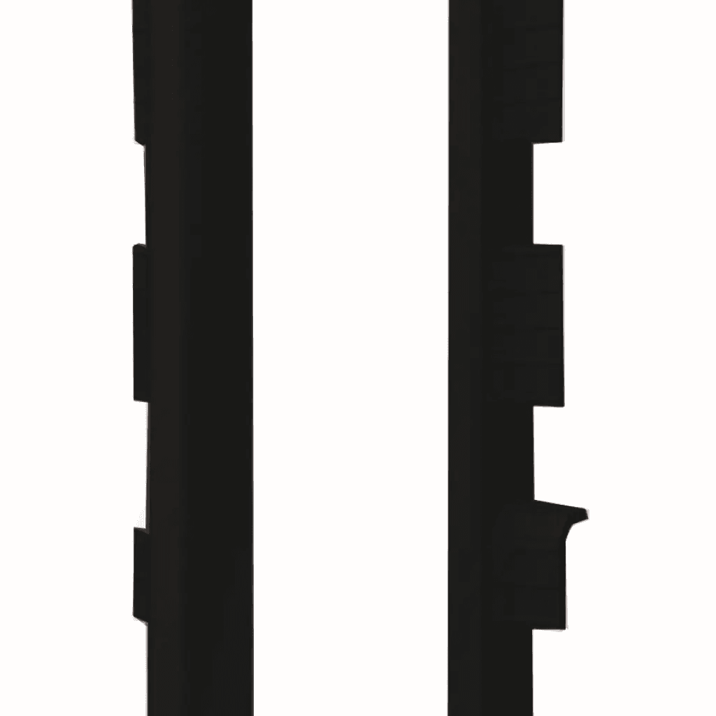 Zaślepki do listew Plastikowe Espumo ESP506 Czarne Komplet Lewa+Prawa, VOX