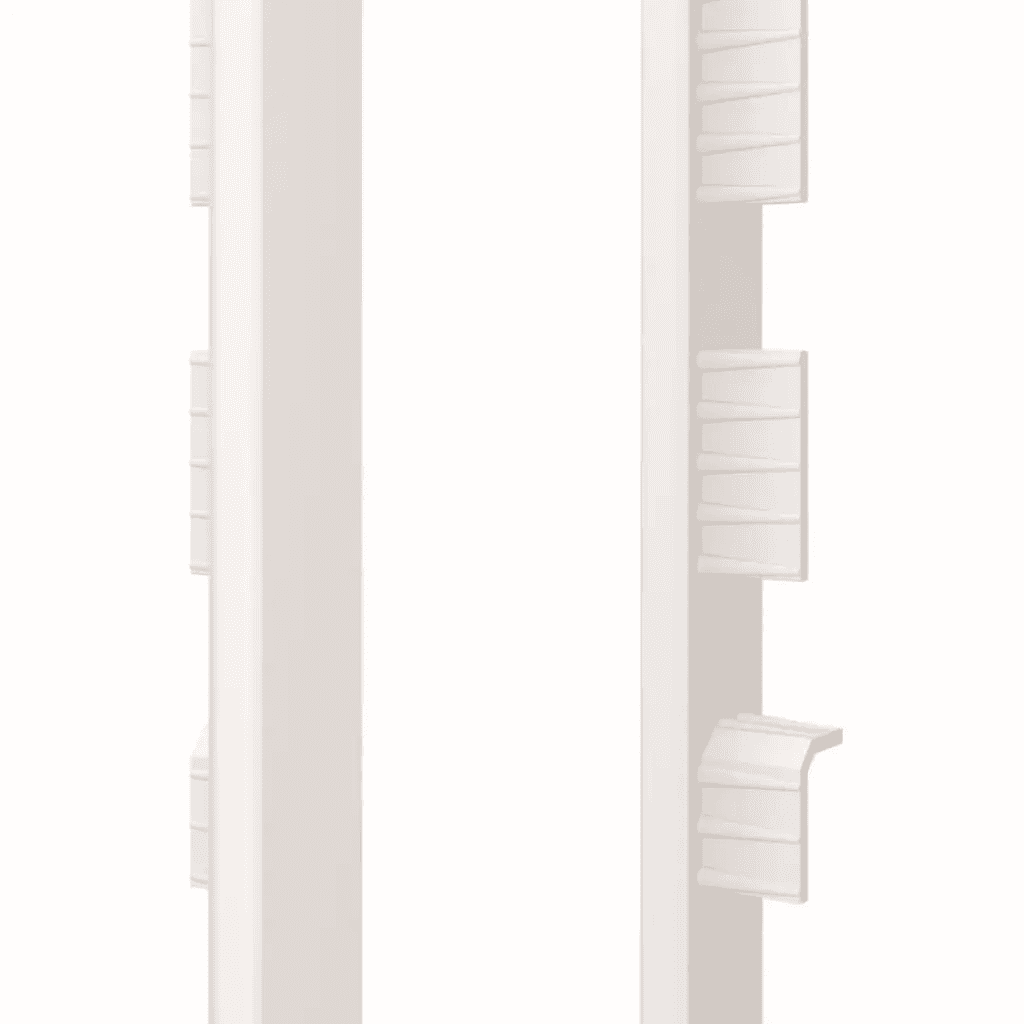 Zaślepki do listew Plastikowe Espumo ESP501 Białe komplet Prawa/Lewa, VOX