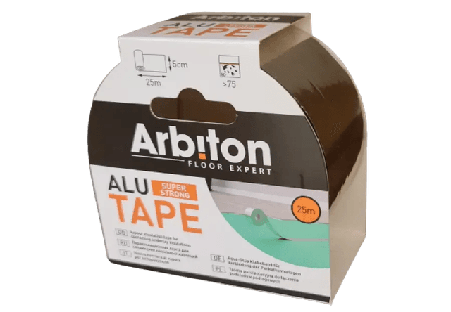 Taśma Alu Tape do łączenia podkładów podłogowych 25mb, 5905167698778, Arbiton