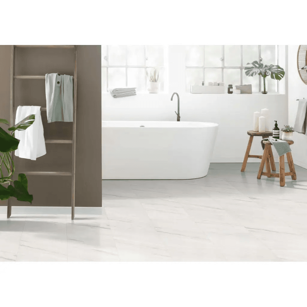 Panele podłogowe Marmur Levanto biały ELF812 AC5 8 mm, 1790241, Egger
