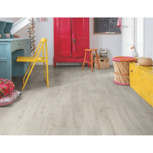 Panele Podłogowe Dąb Newcastle Szary EL3580 AC4 8 mm, Quick-Step Unilin