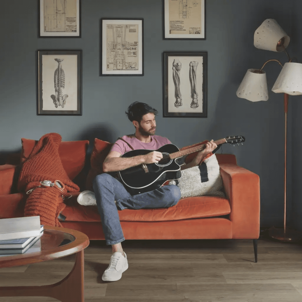 Panele Podłogowe Dąb Szczotkowany Brązowy SIG4766 AC4 9 mm, Quick-Step Unilin