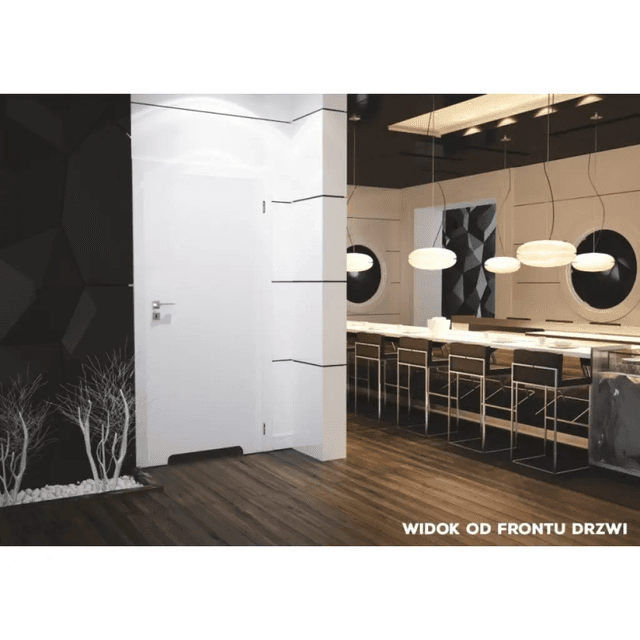 Drzwi Norma Decor 1 Prawe 80 cm Przylgowe z podcięciem wentylacyjnym, 100054346, Invado