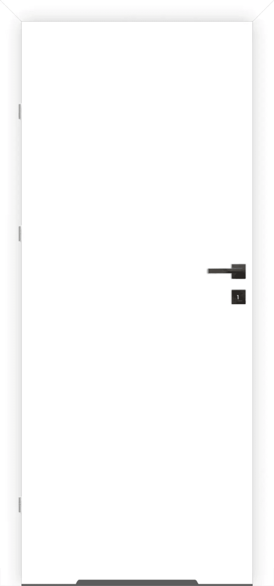 Drzwi DRE Standard Invest 10 przylgowe lewe 60cm WC z podcięciem wentylacyjnym, DRE 400011077, DRE