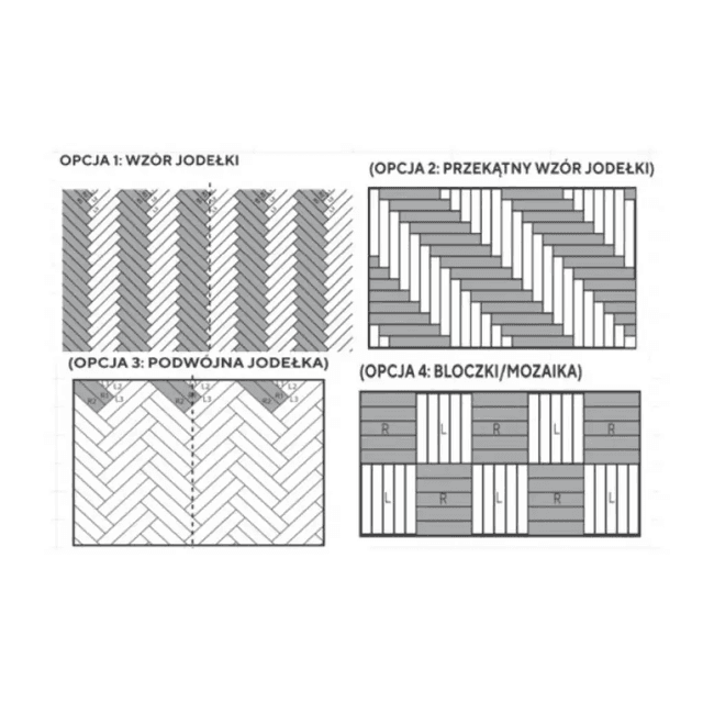 Panele winylowe Jodełka Dusty Grey DOU HB DB-603 Klasa 33 2.5 mm, Douro
