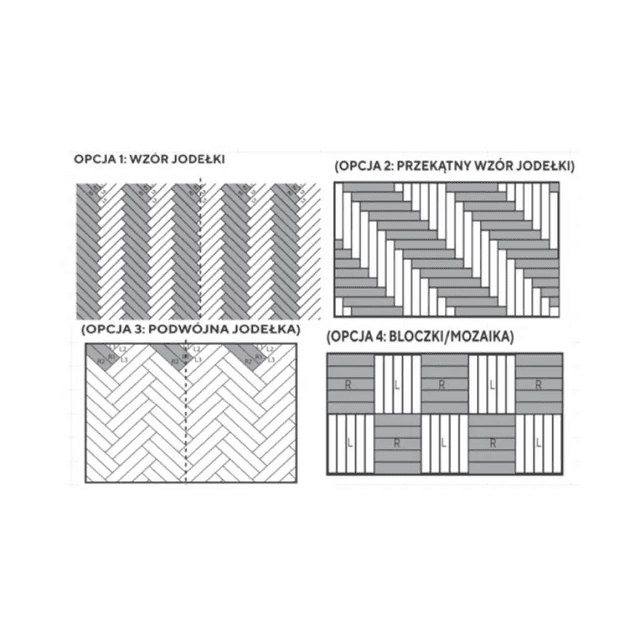 Panele winylowe Jodełka Glow DOU HB DB-611 Klasa 33 2.5 mm, Douro