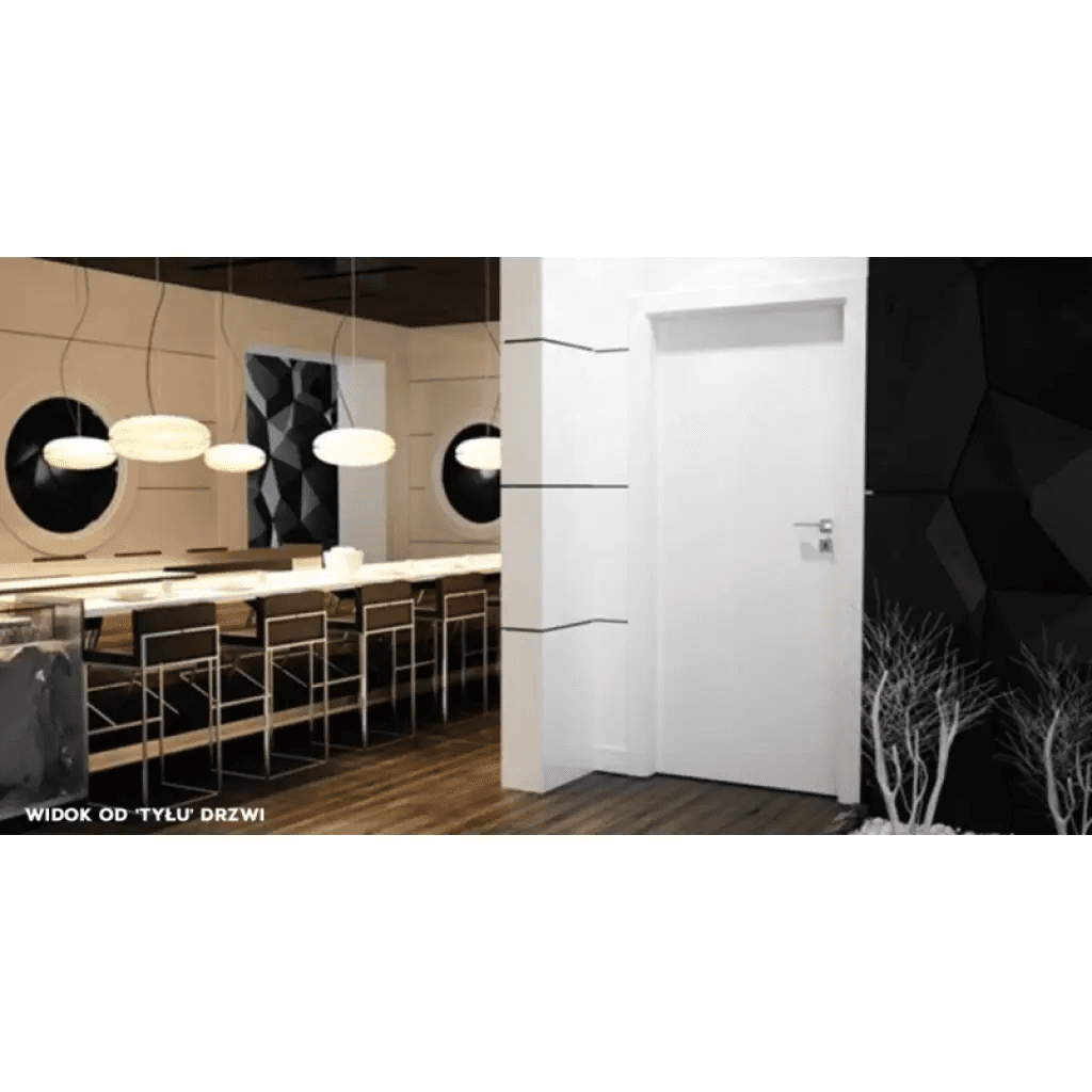 Komplet drzwi + ościeżnica Norma Decor 1 Prawe 80 cm Przylgowe, 100051760, 100054245, Invado