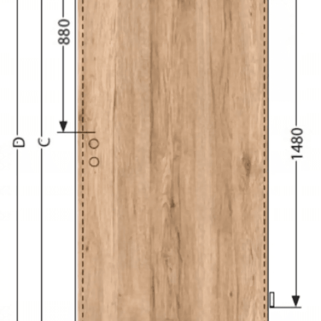 Komplet drzwi + ościeżnica Norma Decor 1 Prawe 80 cm Przylgowe, 100051760, 100054245, Invado