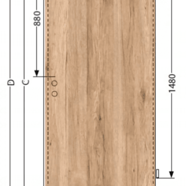 Komplet drzwi + ościeżnica Norma Decor 1 Prawe 80 cm Przylgowe, 100051760, 100054245, Invado