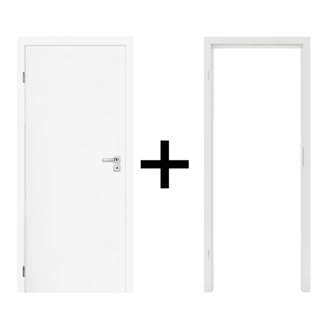 Komplet drzwi + ościeżnica Norma Decor 1 Lewe 70 cm Przylgowe, 100051757, 100054206, Invado