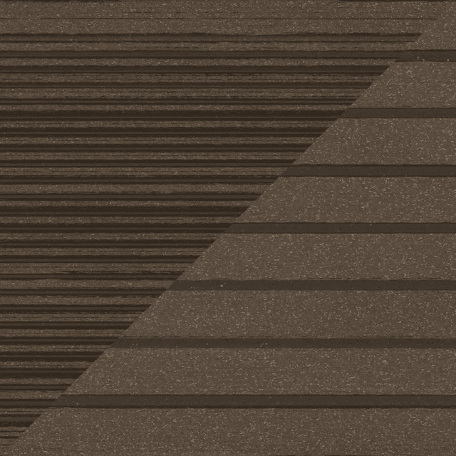 Deska tarasowa dwustronna BERGDECK B150 szczotkowana Orzech 4m 25 mm, BD7103, Bergdeck