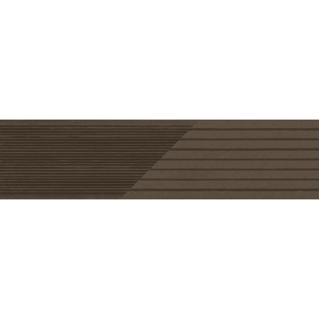 Deska tarasowa dwustronna BERGDECK B150 szczotkowana Orzech 4m 25 mm, BD7103, Bergdeck