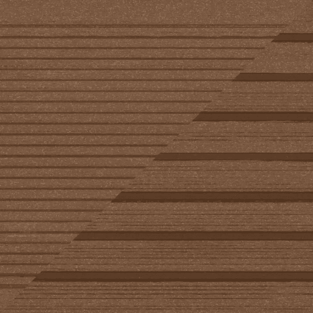 Deska tarasowa dwustronna BERGDECK B150 szczotkowana Kasztan 4m 25 mm, BD7104, Bergdeck