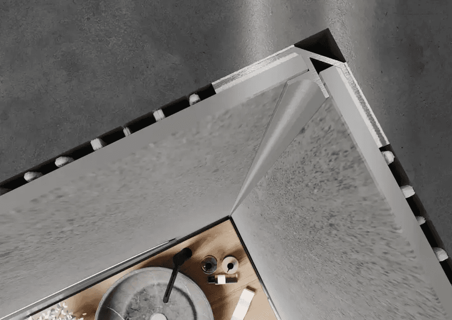 Narożnik wewnętrzny Modee SILVER A1 2800mm, 5905167882702, Modee