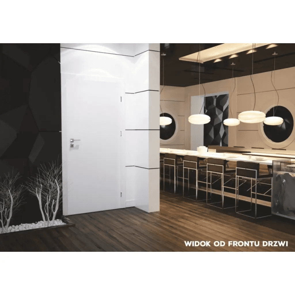 Komplet drzwi + ościeżnica Norma Decor 1 Prawe 90 cm Przylgowe, 100054310, 100054275, Invado