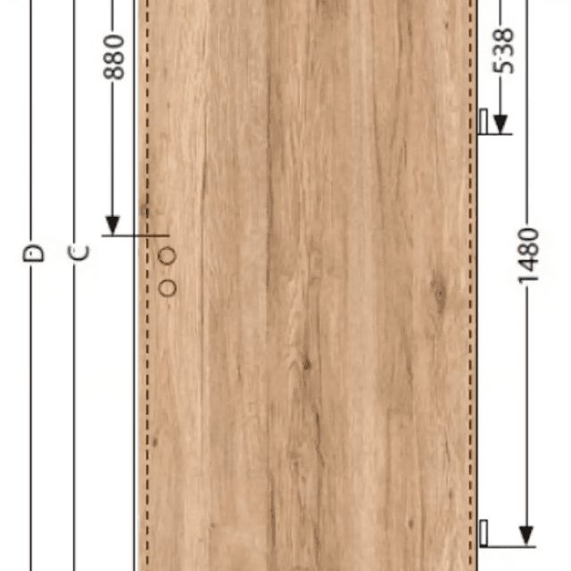 Komplet drzwi + ościeżnica Norma Decor 1 Prawe 90 cm Przylgowe, 100054310, 100054275, Invado