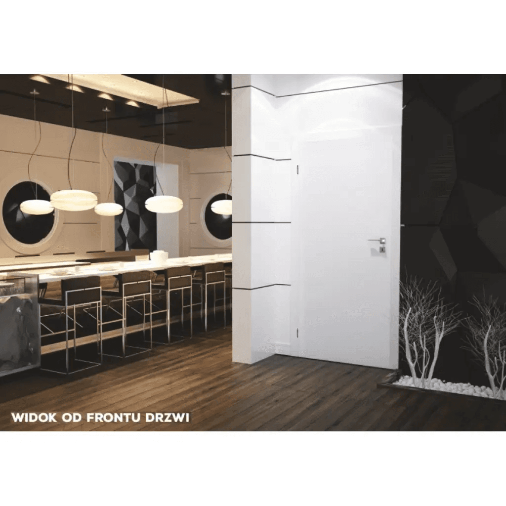 Komplet drzwi + ościeżnica Norma Decor 1 Lewe 80 cm Przylgowe, 100051764, 100054242, Invado