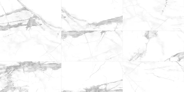 Panele ścienne Calacatta Snow 30x60 Marmur Biały Kamień Matowy 6055824, Vilo