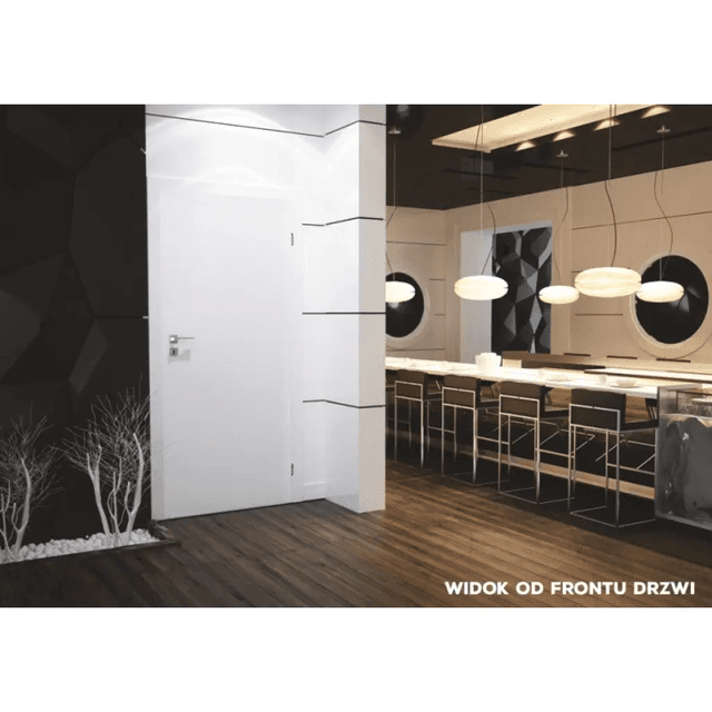 Komplet drzwi + ościeżnica Norma Decor 1 Prawe 70 cm Przylgowe, 100054265, 100054225, Invado