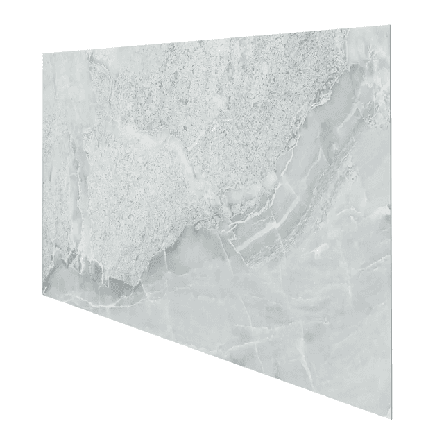 Panele ścienne Ash Grey Marmur Kamień Szary Jasny Połysk 120x60 6053398, Vilo