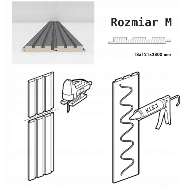 Lamele Białe matowe M 231, AGT