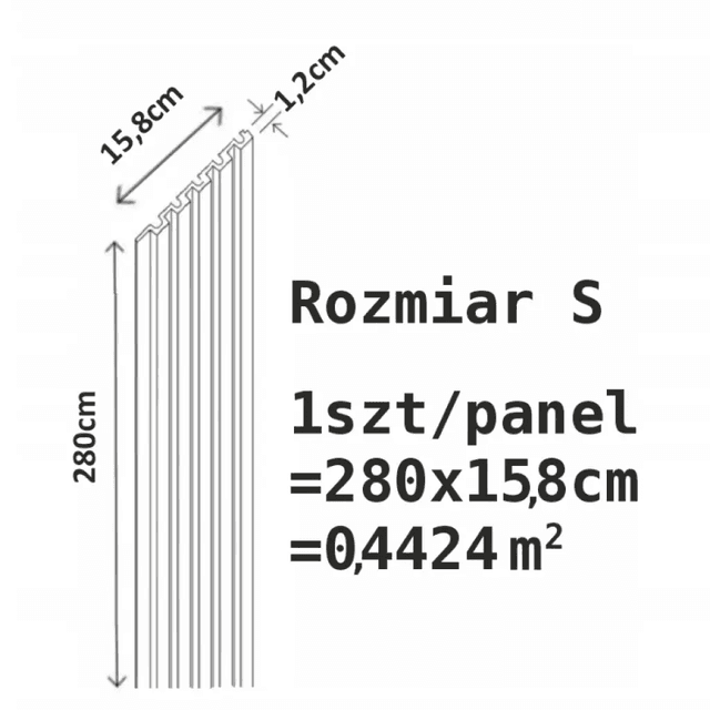 Lamele Białe matowe S 231, 120036848, AGT