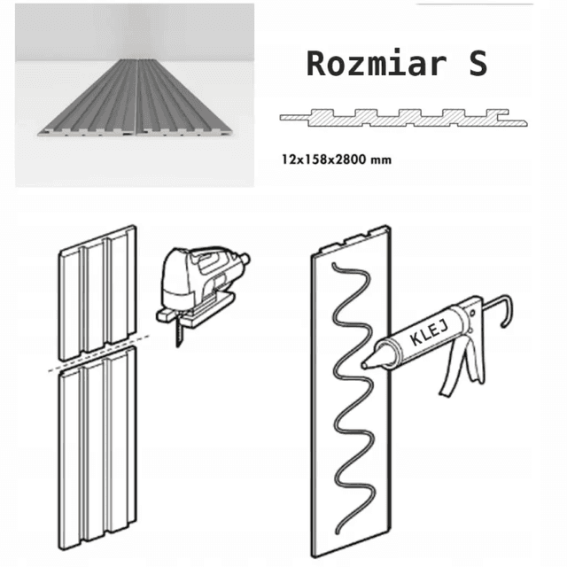 Lamele Białe matowe S 231, 120036848, AGT