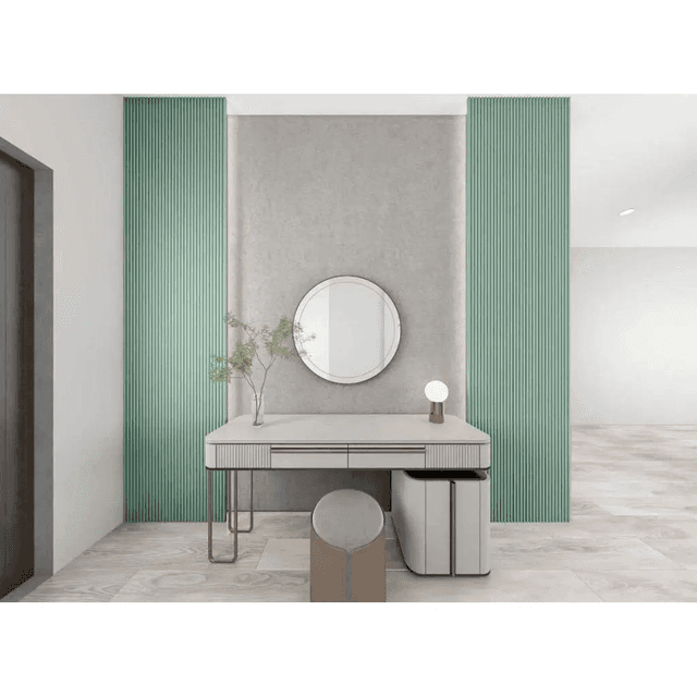 Lamele kolorowe Matt Soft Touch Relax Green O 735 Oval, 120042200, AGT