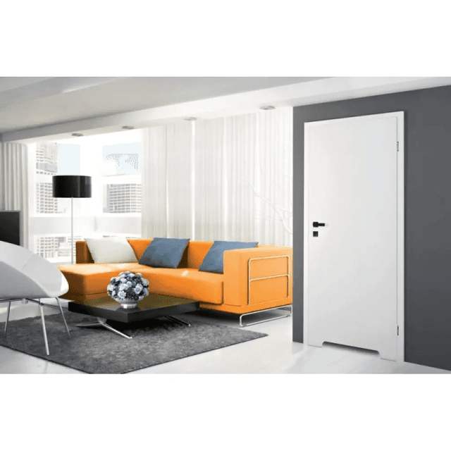 Komplet drzwi + ościeżnica Norma Decor 1 Prawe 80 cm Przylgowe z podcięciem wentylacyjnym, 100054346, 100054245, Invado