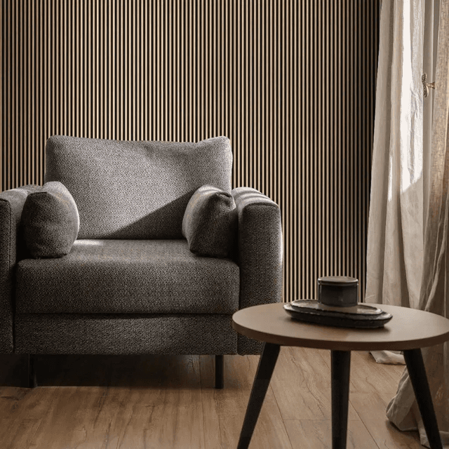 Lamele Panel Linerio S-Line Natural Black 6063144, VOX