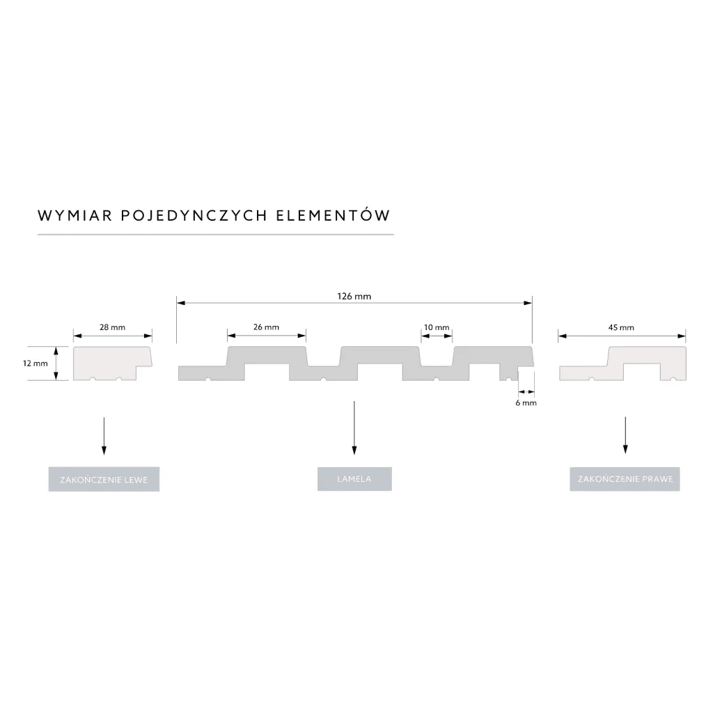 Lamele M Medio Dąb Jasny L0202, Mardom Decor